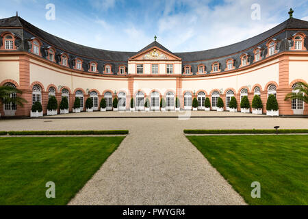 Weilburg, Deutschland, 14. August. 2016 - Das Schloss Weilburg ist eine der größten barocken Schlossanlagen in Hessen/Deutschland. Stockfoto