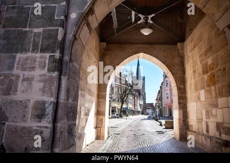 Altstadt tor Westerturm, Duderstadt, Niedersachsen, Deutschland, Europa Stockfoto