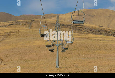 Tatvan Türkei - auf der Ostseite der Van See, der Nemrut Krateri ist eine friedliche und ruhige Oase, leicht erreichbar mit der Seilbahn Stockfoto