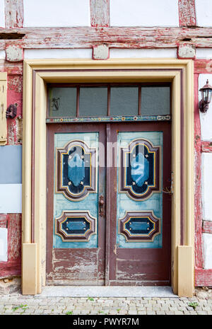 Gerodesches Haus, ehemalige Stadtbücherei, Duderstadt, Niedersachsen, Deutschland, Europa Stockfoto