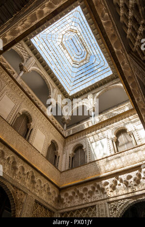 Royal Alcazar, Sevilla, Andalusien, Spanien, Europa Stockfoto