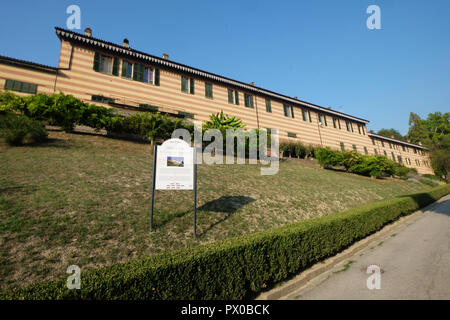 Die farmery Dorf, fontanafredda Serralunga d'Alba, Langhe, Piemont, Italien Stockfoto