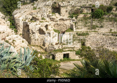 Römisches Amphitheater in Cagliari, Italien Stockfoto