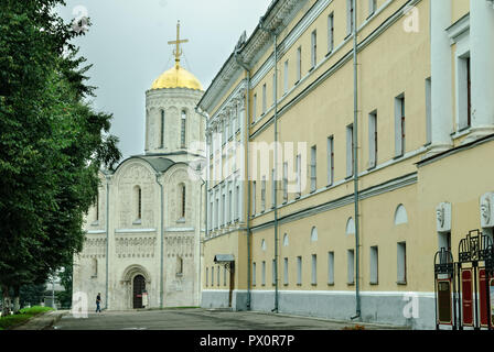 Saint Demetrius Kathedrale von Wladimir im Sommer. Russland Stockfoto