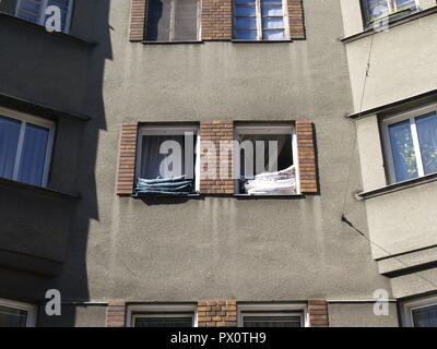 Wien, Gemeindebau des "Roten Wien" - Wien, Rat Tenement Blocks, 'roten Wien' Stockfoto