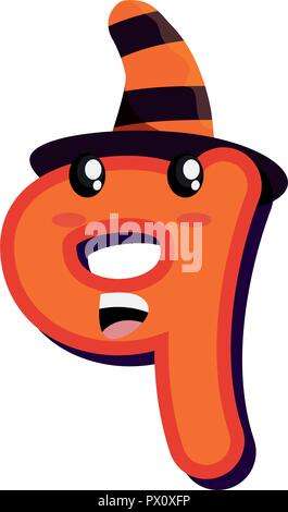 Kawaii cartoon halloween Charakter Vektornummer Abbildung Stock Vektor
