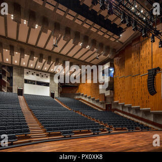 Die wiederhergestellten Purcell Room in der Queen Elizabeth Hall, Southbank Centre, London, Großbritannien. Stockfoto