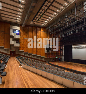 Die wiederhergestellten Purcell Room in der Queen Elizabeth Hall, Southbank Centre, London, Großbritannien. Stockfoto