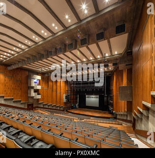 Die wiederhergestellten Purcell Room in der Queen Elizabeth Hall, Southbank Centre, London, Großbritannien. Stockfoto