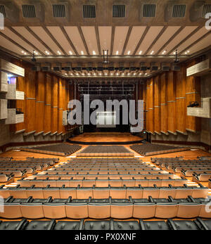 Die wiederhergestellten Purcell Room in der Queen Elizabeth Hall, Southbank Centre, London, Großbritannien. Stockfoto