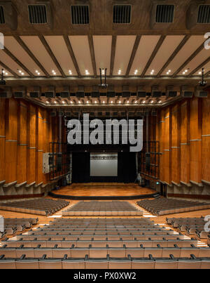 Die wiederhergestellten Purcell Room in der Queen Elizabeth Hall, Southbank Centre, London, Großbritannien. Stockfoto