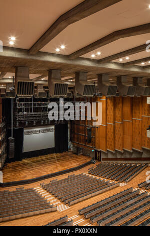 Die wiederhergestellten Purcell Room in der Queen Elizabeth Hall, Southbank Centre, London, Großbritannien. Stockfoto