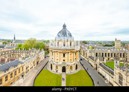 Außenansicht des Radcliffe Camera, Oxford University, Oxford, UK. Stockfoto