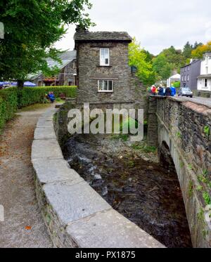 Bridge House, Ambleside, Nationalpark Lake District, Cumbria, England, UK Stockfoto