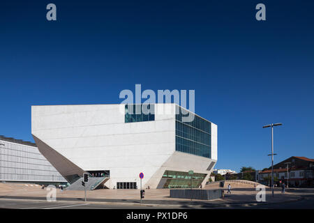 Casa da Música in Porto, Portugal - von Rem Koolhaas Stockfoto