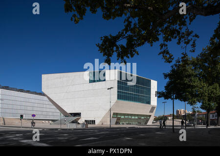 Casa da Música in Porto, Portugal - von Rem Koolhaas Stockfoto