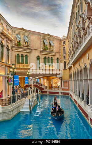 Casino The Venetian, Macao - 1. Juni 2014: Interieur-Ansicht des Hotels Venetian Casino in Macau Insel Stockfoto