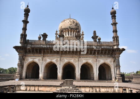 Ibrahim Rauza Grab, Bijapur, Karnataka, Indien Stockfoto