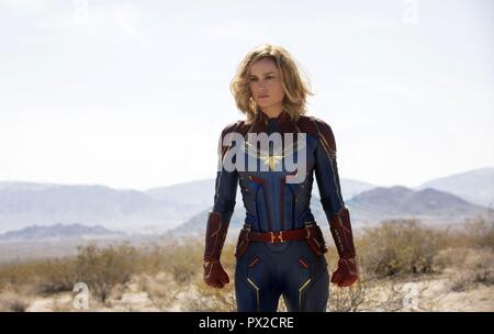 Original Film Titel: Captain Marvel. Englischer Titel: Captain Marvel. Jahr: 2019. Regie: RYAN FLECK; ANNA BODEN. Stars: Brie Larson. Credit: MARVEL STUDIOS/Album Stockfoto