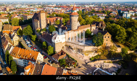 Kaiserburg Nürnberg, Kaiserburg Nürnberg, Nürnberg, Deutschland Stockfoto