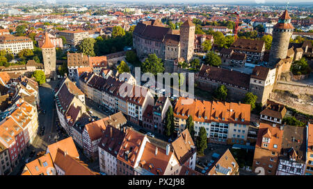 Kaiserburg Nürnberg, Kaiserburg Nürnberg, Nürnberg, Deutschland Stockfoto