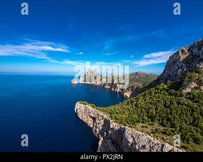 Die schöne Landschaft am Cap de Formentor auf Mallorca Spanien Stockfoto