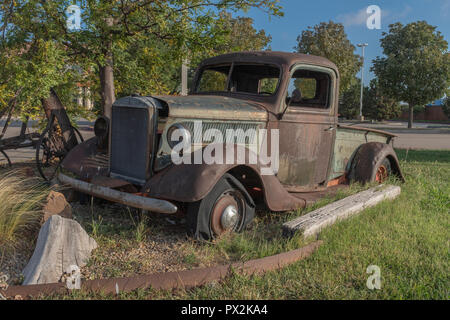 Rusty vintage Stapler Stockfoto