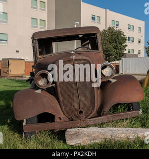 Rusty vintage Stapler Stockfoto
