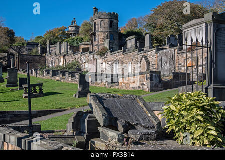 Neue calton Grabstätte, Edinburgh, Schottland, Großbritannien Stockfoto