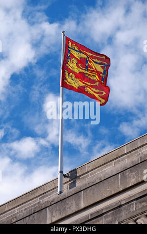 Die Flagge des Herzogtums Lancaster, London Stockfoto