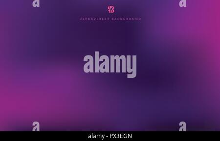 Abstrakte moderne UV-Farbverlauf Hintergrund. Deep Purple Tapete. Vector Illustration Stock Vektor