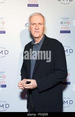 Los Angeles, USA. 18. Oktober, 2018. James Cameron nimmt an den Start von Suzy Amis Cameron's Buch "OMD: Die Einfache, Plant-Based Programm zu speichern, Ihre Gesundheit, speichern Sie Ihre Taille, und speichern Sie die Planeten' von James Cameron im Crossroads Restaurant gehostet werden. Quelle: Wladimir Yazev/Alamy Leben Nachrichten. Stockfoto