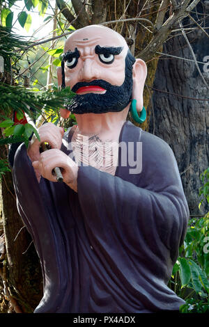 Van Hanh zen-buddhistischen Kloster. Bodhidharma war ein buddhistischer Mönch, der während der 5. oder 6 Jahrhundert gelebt hat. Dalat. Vietnam. Stockfoto