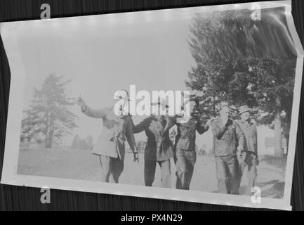 Jahrgang, authentische Archivierung Foto, 1958. () Stockfoto