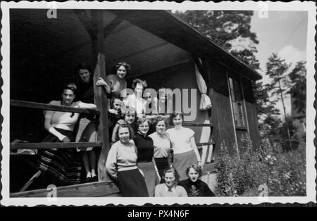 Jahrgang, authentische Archivierung Foto, 1958. () Stockfoto