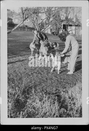 Jahrgang, authentische Archivierung Foto, 1958. () Stockfoto