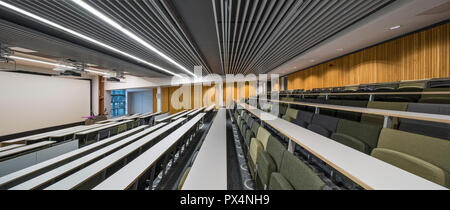 Renovierte Hogg Hörsaal. Universität von Westminster Campus Sanierung Marylebone, London, Vereinigtes Königreich. Architekt: N/A, 2017. Stockfoto