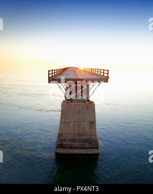 Seven Mile Bridge und Islamorada, Florida, USA Stockfoto