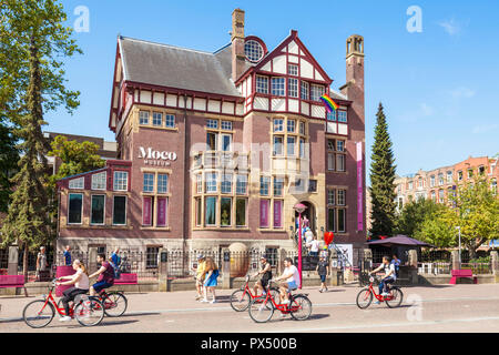 Amsterdam MOCO Museum Amsterdam Modernes Museum Amsterdam Private Museum Amsterdam Fahrradtour durch Holland die Niederlande EU Europa Stockfoto