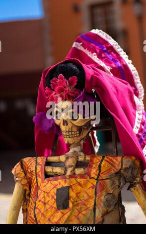 Fridas Catrina symbolische Darstellung von Toten. Mexikanische Tradition Stockfoto