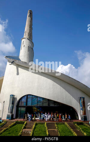 Unsere Liebe Frau von Afrika katholische Heiligtum, Abidjan, Elfenbeinküste. Stockfoto
