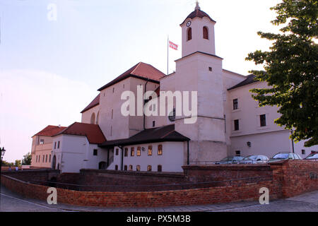 Hrad (Burg Spielberg Spielberg), aus dem 13. Jahrhundert, in Brünn, Tschechien Stockfoto