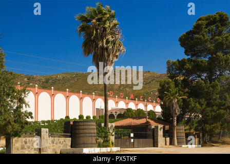 Monte Xanic Weingut im Valle de Guadalupe, Ruta del Vino, Baja California, Mexiko Stockfoto