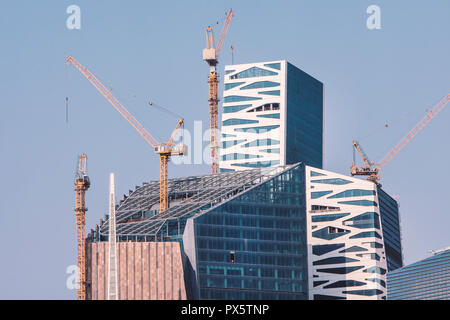 Riyadh, Saudi-Arabien, KSA-September 22, 2018 Neue Gebäude im neuen King Abdullah Financial District, Riad gebaut wird, Stockfoto