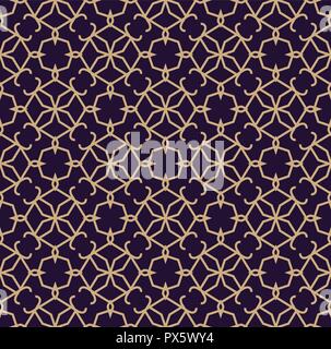 Vektor nahtlose Muster. Moderne, elegante Textur. Geometrische lineare Ornament. Stock Vektor