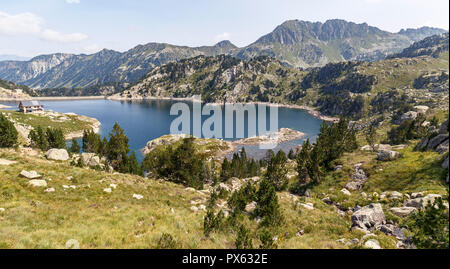 See Colomers im Nationalpark Aiguestortes, katalanischen Pyrenäen Stockfoto