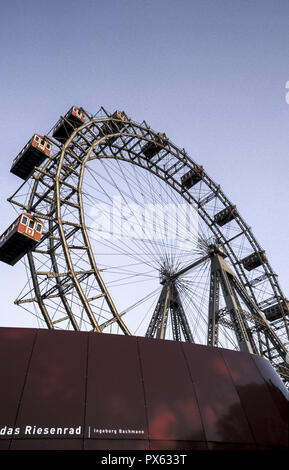 Wien, riesigen Riesenrad, Österreich, 2. Bezirk, Prater Stockfoto