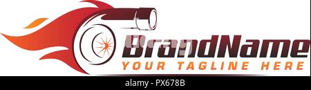 Turbo Brand Performance Auto Logo. automotive Logo Design Vector Stock Vektor