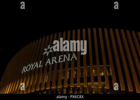 Royal Arena ist ein Indoor Arena in Orestad im Februar 2017 eröffnet, mit einer Kapazität von 16000, Kopenhagen, 14. Oktober 2018 Stockfoto