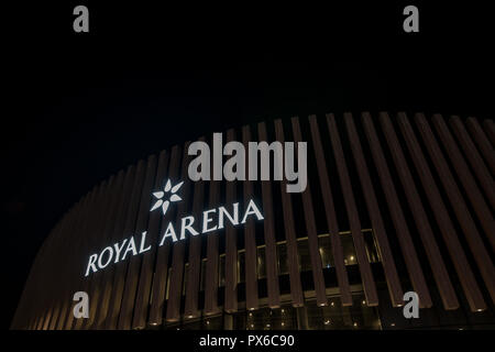 Royal Arena ist ein Indoor Arena in Orestad im Februar 2017 eröffnet, mit einer Kapazität von 16000, Kopenhagen, 14. Oktober 2018 Stockfoto